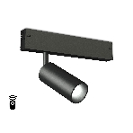 Управляемый светодиодный светильник для шинопровода Magnetic Ambrella light GL1202 BK черный IP20 7W 3000K-6400K 220V 36° D35*80 (Без ПДУ), фото7