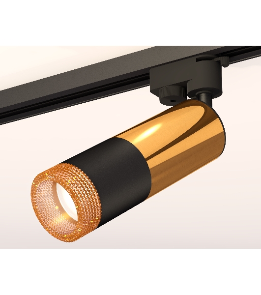 Светильник Ambrella light XT6302071 SBK/PYG/CF черный песок/золото желтое полированное/кофе MR16 GU5.3