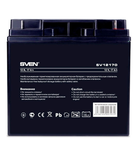Батарея для ИБП SVEN SV12170 (12V 17Ah)