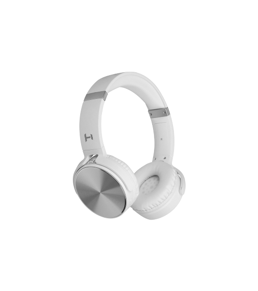 Беспроводные/проводные наушники Harper HB-217 белый, накладные, Bluetooth + проводной, складная конструкция, до 5 ч