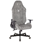 Кресло Бюрократ Knight N1 Fabric серый, ткань, 120 кг, механизм качания, фото35
