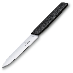 Нож кухонный Victorinox Swiss Modern (6.9003.10) стальной разделочный лезв.100мм прямая заточка черный, фото3