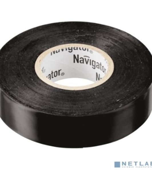 Изолента ПВХ 19 мм (рул.20 м) черный NIT-A19-20/BL Navigator