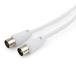 Кабель телевизионный Cablexpert, CCV-515-W-5M, Coaxial M/F, белый, 5м, фото2
