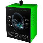 Гарнитура Razer Kraken V3 X (2022) чёрный, проводная, USB, подсветка, фото5