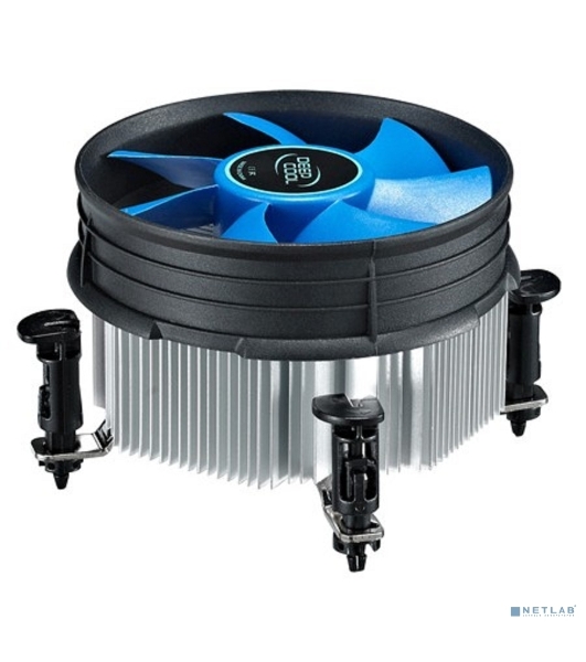 Кулер для процессора DEEPCOOL THETA 21 PWM черный/синий, 92 мм, алюминий, 2400 об/мин, 33.4 дБ, 4 pin, 95 Вт, 60.5 мм