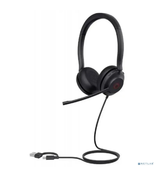 Гарнитура Yealink UH35 Dual UC чёрный, проводная, USB