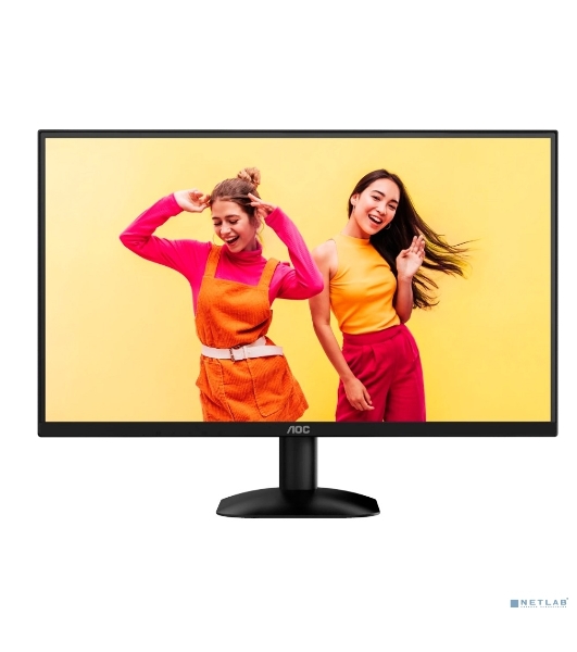 Монитор 23.8' AOC 24B35HM2 VA 1920x1080, 100 Гц, 4 мс, 16:9, 300 кд/м², HDMI 1.4, VGA, Adaptive-Sync, черный