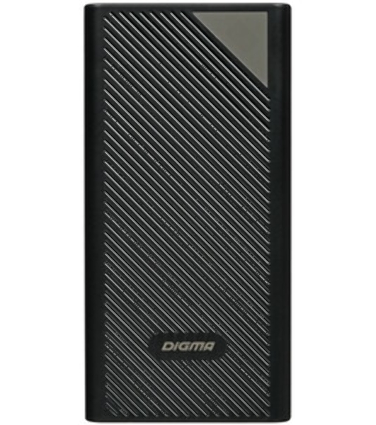 Портативный аккумулятор Digma DGP-30000-4U Li-Pol 30000mAh 3A черный 2xUSB