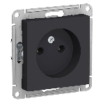Механизм розетки 1-м СП AtlasDesign без заземл. 16А карбон SchE ATN001041, фото4