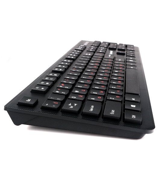 Комплект клавиатура+мышь Gembird KBS-9050 проводной, USB, 1000 DPI, чёрный