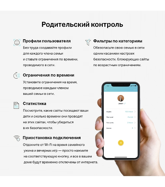 Домашняя Mesh Wi-Fi система TP-Link Deco S7(3-pack) AC1900