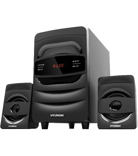 Микросистема Hyundai H-MS1404 черный 30Вт FM USB BT SD