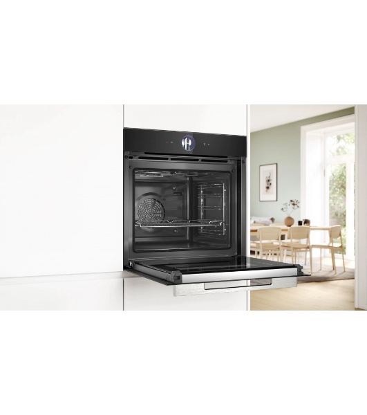 Встраиваемый духовой шкаф электрический Bosch HBG7764B1 черный