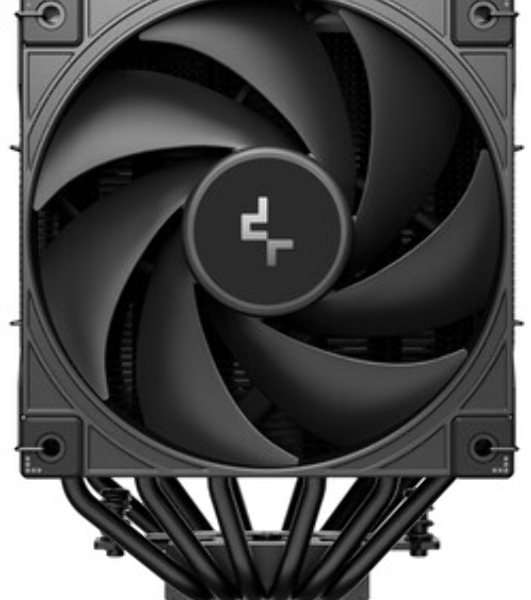 Кулер для процессора DEEPCOOL AK620 G2 LGA1851/1700/1200/115X/AM5/AM4 (8шт/кор, TDP 260W, PWM, DUAL Fan 120мм, 6 тепл. трубок, Copper Base, Wood-grain top cover, черный) RET (R-AK620G2-BKNNMN-GJD)