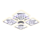 Светильник Ambrella light FA288/4 CH хром 116W 750*750*80 (ПДУ РАДИО 2.4G), фото5