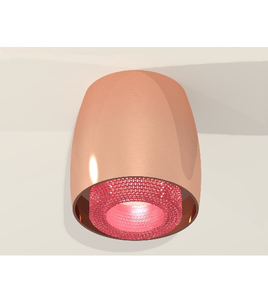 Светильник Ambrella Light XS1144011 PPG/PI золото розовое полированное/розовый MR16 GU5.3 (C1144, N7193)