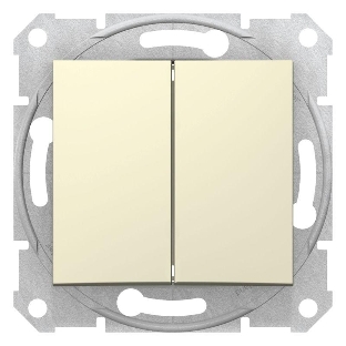 Механизм выключателя 2-кл. СП Sedna 10А IP20 беж. SchE SDN0300147