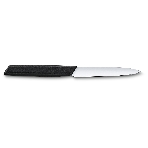 Нож кухонный Victorinox Swiss Modern (6.9003.10) стальной разделочный лезв.100мм прямая заточка черный, фото 1