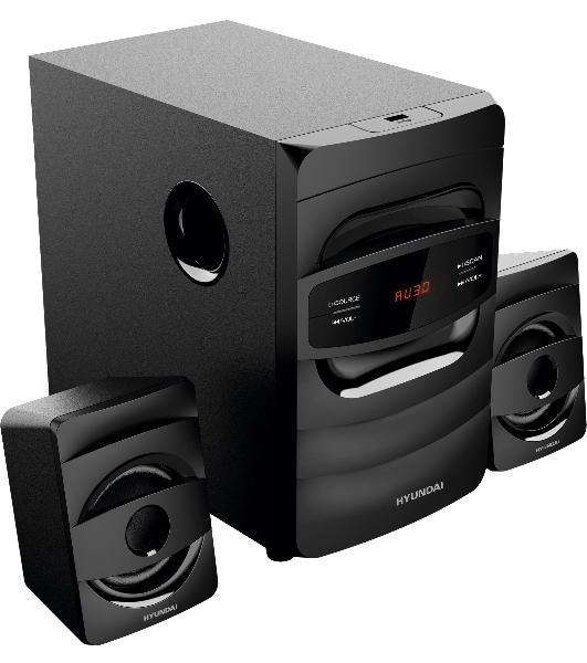 Микросистема Hyundai H-MS1404 черный 30Вт FM USB BT SD