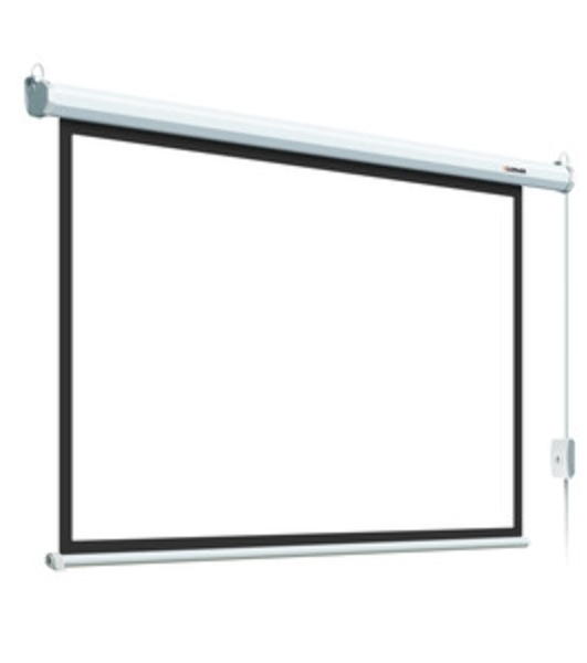 Экран с электроприводом Lumien Eco Control 187x280 см (раб. область 153х272 см) Matte White черная кайма по периметру 16:9