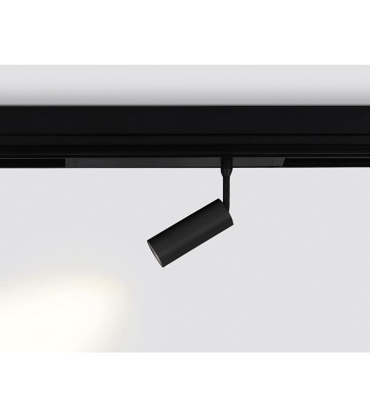 Управляемый светодиодный светильник для шинопровода Magnetic Ambrella light GL1202 BK черный IP20 7W 3000K-6400K 220V 36° D35*80 (Без ПДУ)