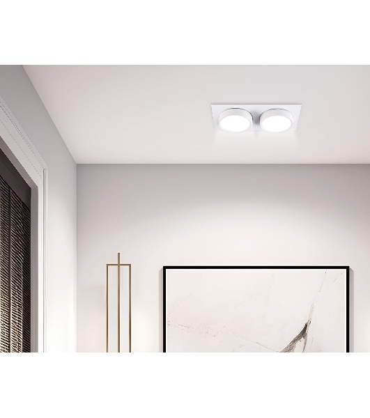 Светильник Ambrella light TN6741/2 WH белый IP44 GX53/2 210*110*57