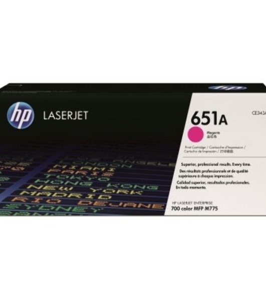 Картридж лазерный HP CE343A 651A пурпурный для LaserJet 700 Color MFP 775 16000 стр.