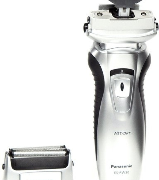 Электробритва сетчатая Panasonic ES-RW30S реж.эл.:2 питан.:аккум. серебристый
