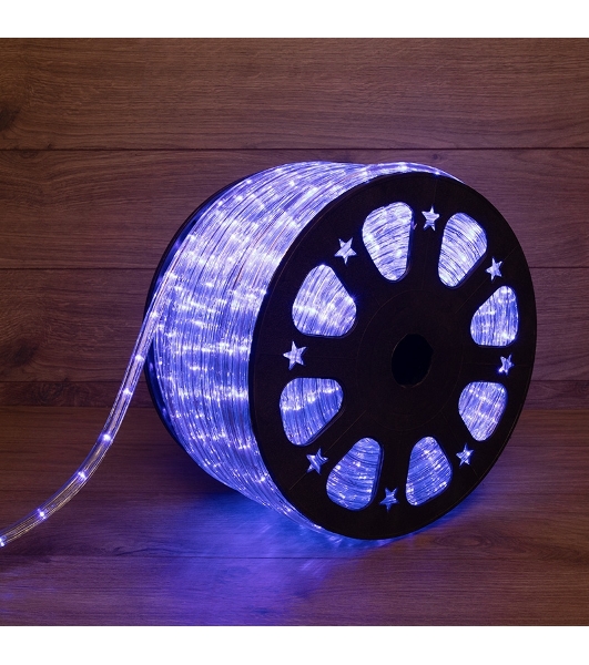 Дюралайт Neon-night LED, свечение с динамикой (3W) - синий, 24 LED/м, бухта 100м