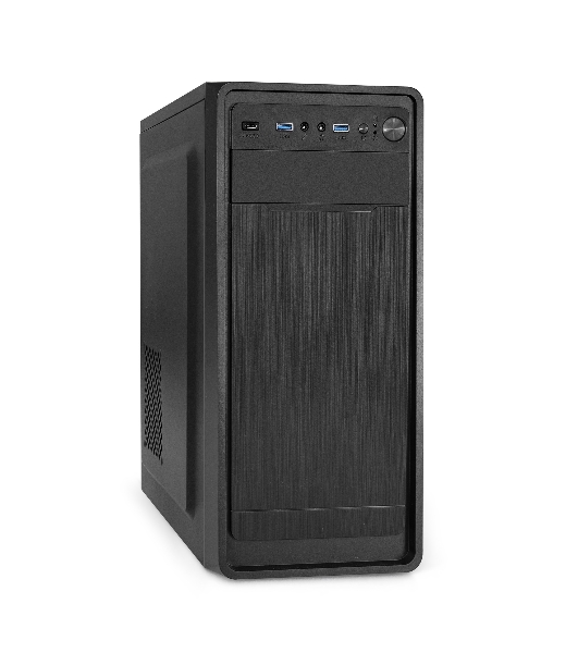 Компьютерный корпус Miditower ExeGate XP-332UC-XP400 (ATX, XP400 с вент. 12см, 2хUSB 3.0/1хTypeC, аудио, черный)