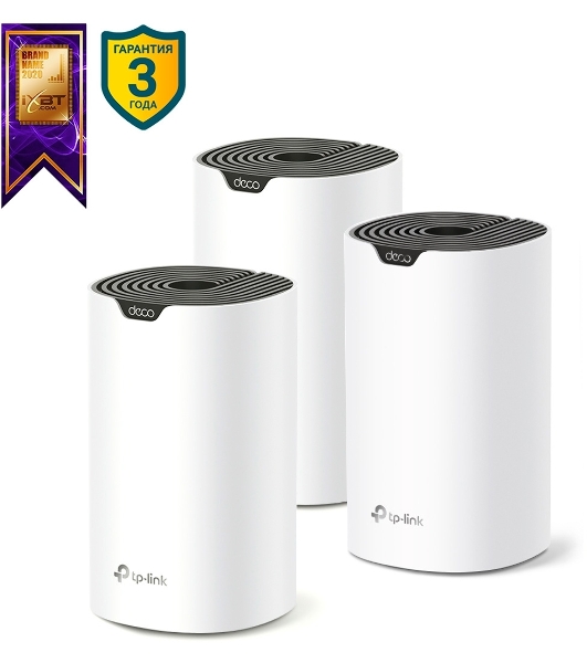 Домашняя Mesh Wi-Fi система TP-Link Deco S7(3-pack) AC1900