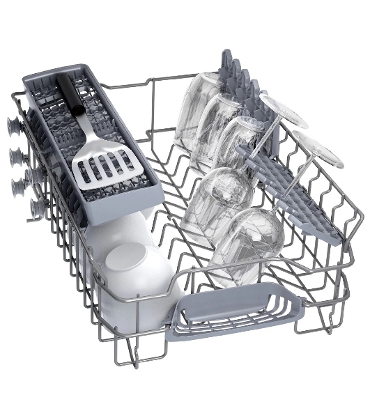 Встраиваемая посудомоечная машина Bosch SPV2HKX42E, черный, 44.8 см, 10 компл., 46 дБ, класс E