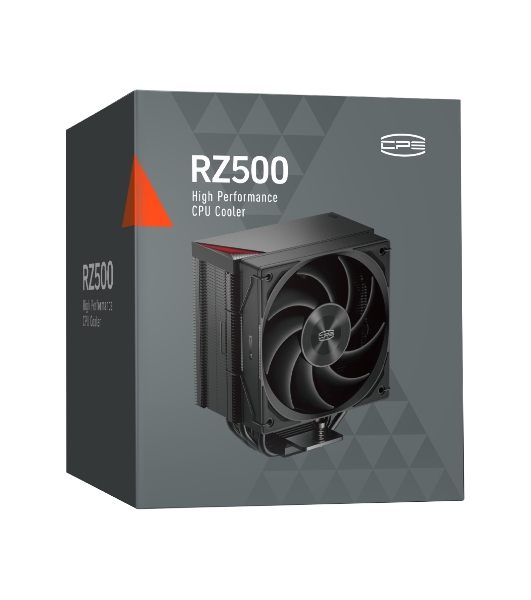 Кулер для процессора PCCooler RZ500 черный 120мм алюминий+медь 2200rpm 32db 4-pin 250W 155мм