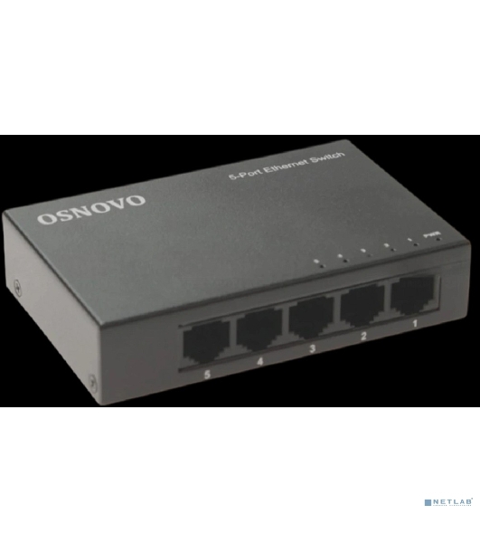 Коммутатор Osnovo SW-5F 5x100 Мбит/с неуправляемый