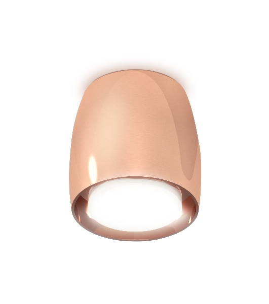 Светильник Ambrella Light XS1144020 PPG/FR золото розовое полированное/белый матовый MR16 GU5.3 (C1144, N7165)