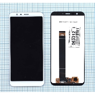 Дисплей для Meizu M8c белый