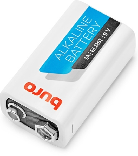 Батарея Buro Alkaline 6LR61 9V (1шт) блистер