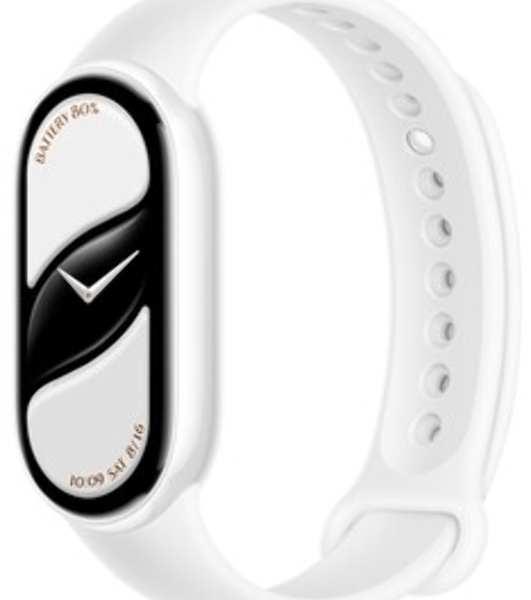 Фитнес-браслет Xiaomi Smart Band 10 Ceramic Edition, 1.72', AMOLED, Bluetooth, IPX8, жемчужно-белый