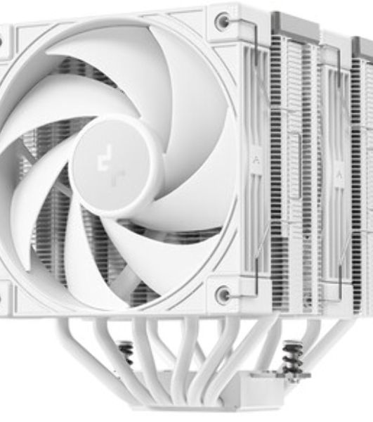Кулер для процессора DEEPCOOL AK620 G2 WH LGA1851/1700/1200/115X/AM5/AM4 (8шт/кор, TDP 260W, PWM, DUAL Fan 120мм, 6 тепл. трубок, Copper Base, Wood-grain top cover, белый) RET (R-AK620G2-WHNNMN-GJD)