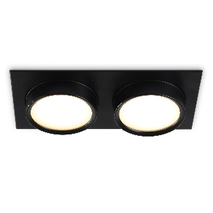 Светильник Ambrella light TN6743/2 BK черный IP44 GX53/2 210*110*57
