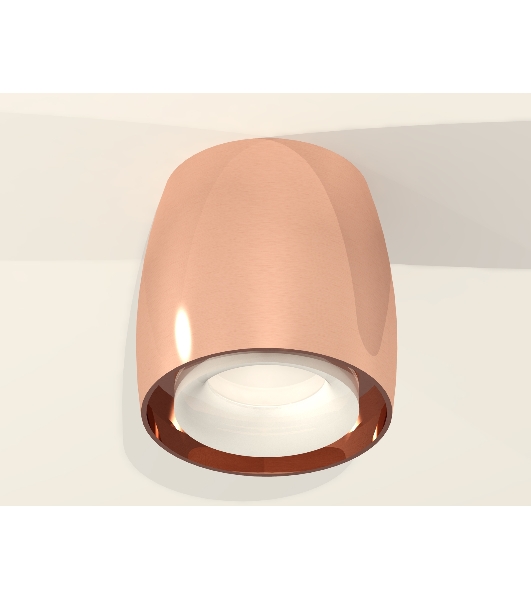Светильник Ambrella Light XS1144020 PPG/FR золото розовое полированное/белый матовый MR16 GU5.3 (C1144, N7165)
