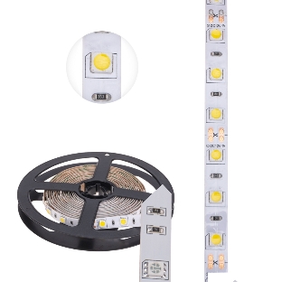 Лента светодиодная 3 м 12 В 5050 4000 К IP23 60 LED/м для БП с клеммами LAMPER