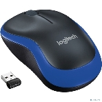 Мышь беспроводная Logitech M185 синий, 1000 dpi, радиоканал, USB, кнопки - 3, фото17