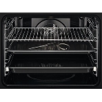 Духовой шкаф электрический Electrolux с конвекцией, приготовление на пару, объем 72 л, 10 режимов, автопрограммы, очистка пиролитическая, 3 стекла в дверце, направляющие проволочные + телескопические (1 уровень), фото6