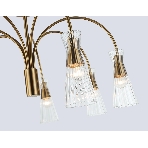 Люстра Ambrella light LH55703/7 BS/CL латунь/прозрачный E14*7 max 40W D745*460, фото4
