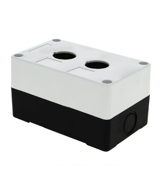 Корпус КП 102 2 кнопки белый EKF cpb-102-w