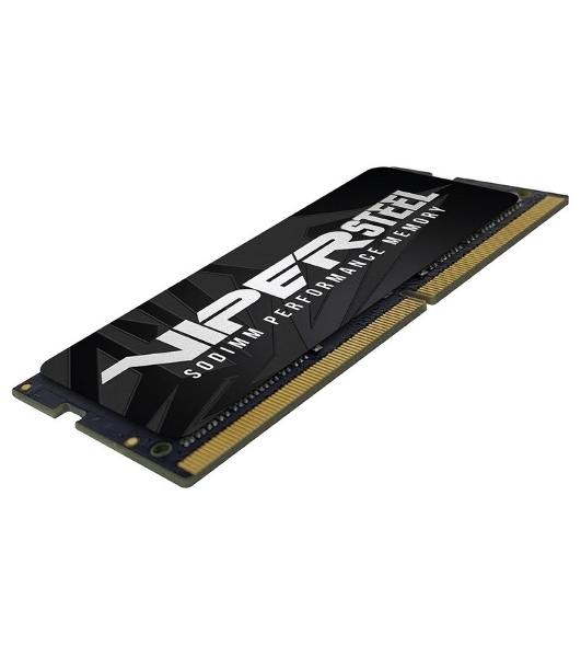 Оперативная память Patriot Viper Steel, DDR4, 8GB (1x8GB), 3200MHz, CL22, с радиатором, черный, SO-DIMM