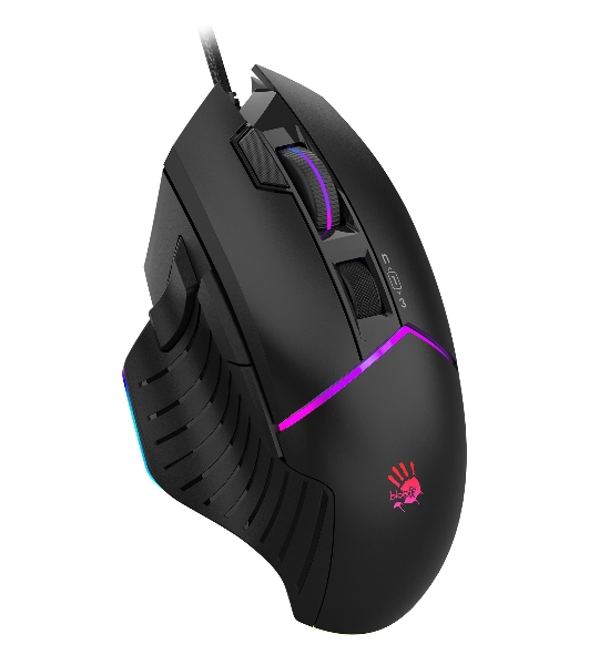 Мышь проводная A4Tech Bloody W95 Max черный, 12000 dpi, USB, кнопки - 10