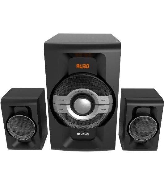 Микросистема Hyundai H-MS1403 черный 60Вт FM USB BT SD